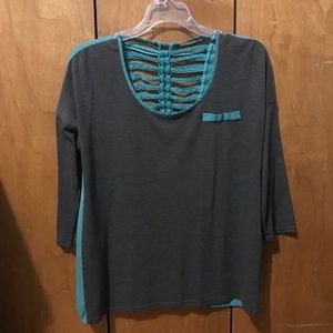 Charming Charlie Blouse (back is adorable!)